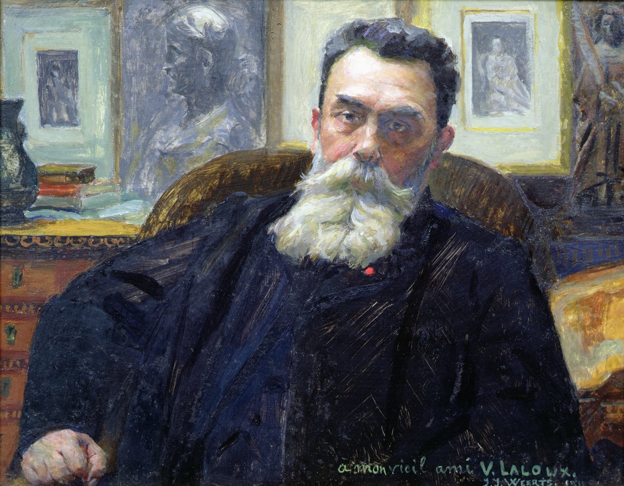 Victor A. Laloux（1850-1937）1911年的肖像 作者 让·约瑟夫·维尔茨