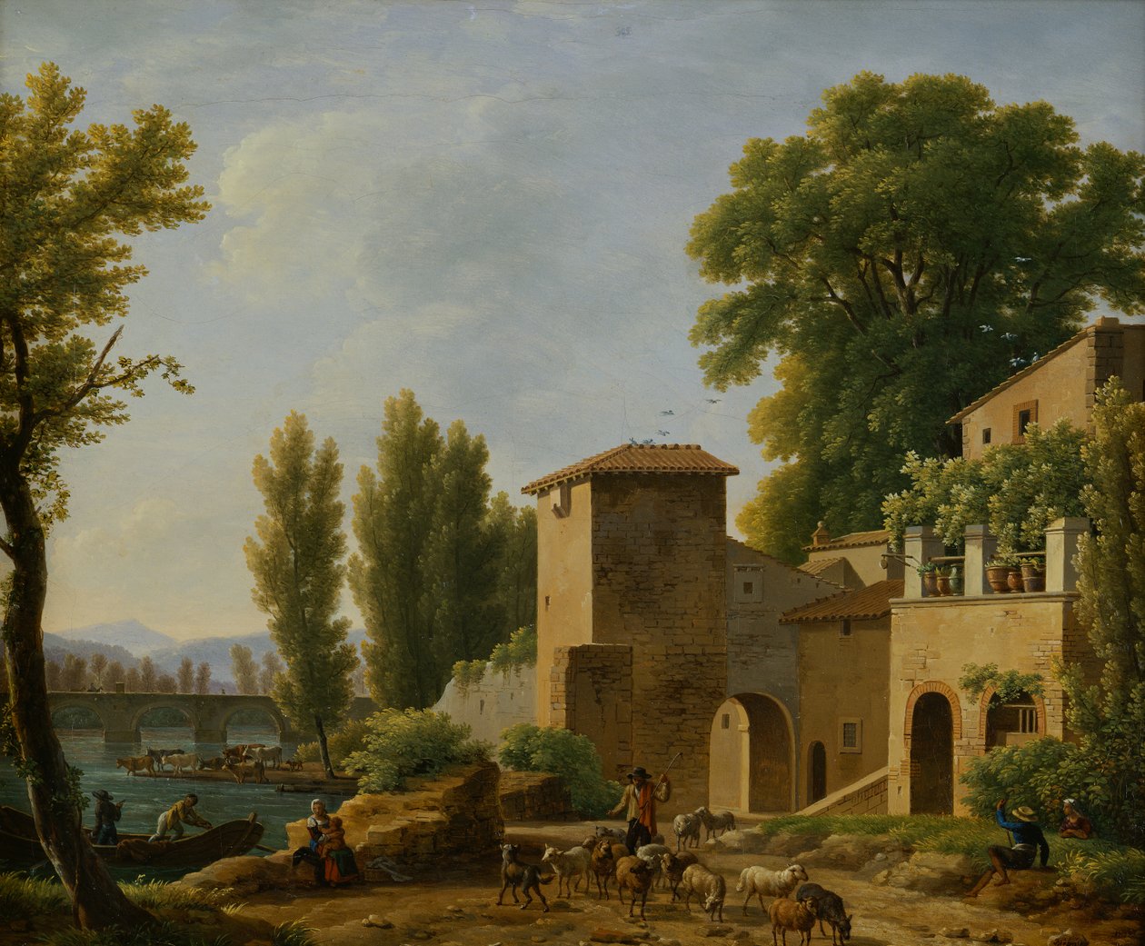 景观，1822年 作者 让·约瑟夫·泽维尔·比奥尔德