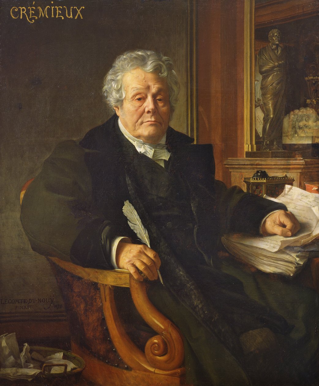 Adolphe Cremieux，1878年 作者 让·朱尔斯·安托万·勒孔特·杜努伊