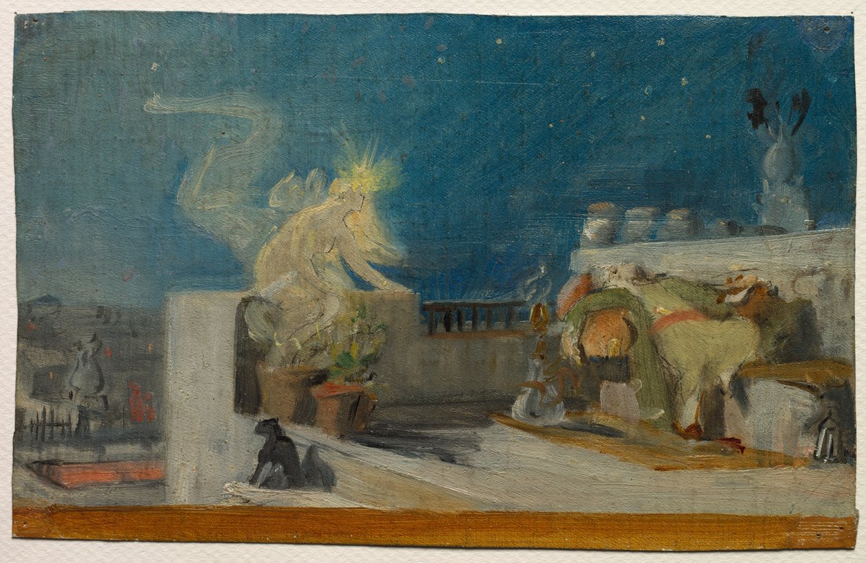 东方之梦》草图，1904 年前（布面油画） 作者 让·朱尔斯·安托万·勒孔特·杜努伊