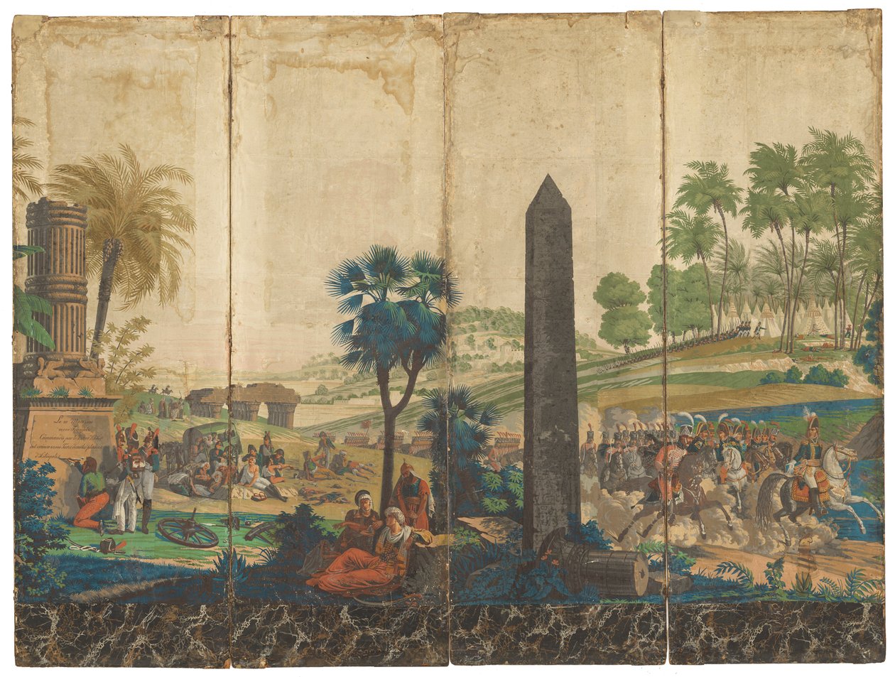 "埃及的法语"。 作者 让·朱利安·德蒂尔，1791-1863 年