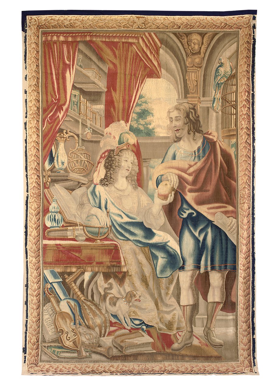 布鲁塞尔挂毯，一套六幅，约 1650 年（羊毛和丝绸） 作者 Jean Le 和 Eggerman 的 Daniel II Clerc