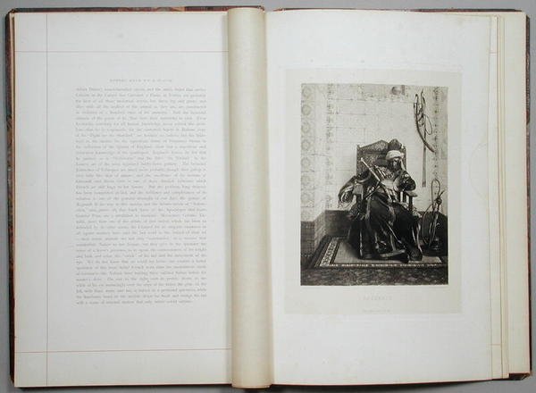 Bozzaris，摘自《让-莱昂-杰罗姆作品集》，共100幅摄影版画。 作者 吉恩·莱昂（后）杰罗姆