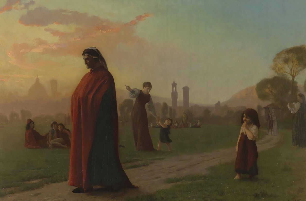 Dante He Hath Seen Hell , 1864年。 作者 让·莱昂·杰罗姆
