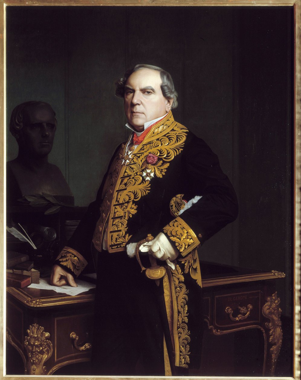 Portrait of Amedee Thierry (1797-1873), French journalist and historian. Painting by Jean Leon Gerome (1824-1904) 作者 让·莱昂·杰罗姆
