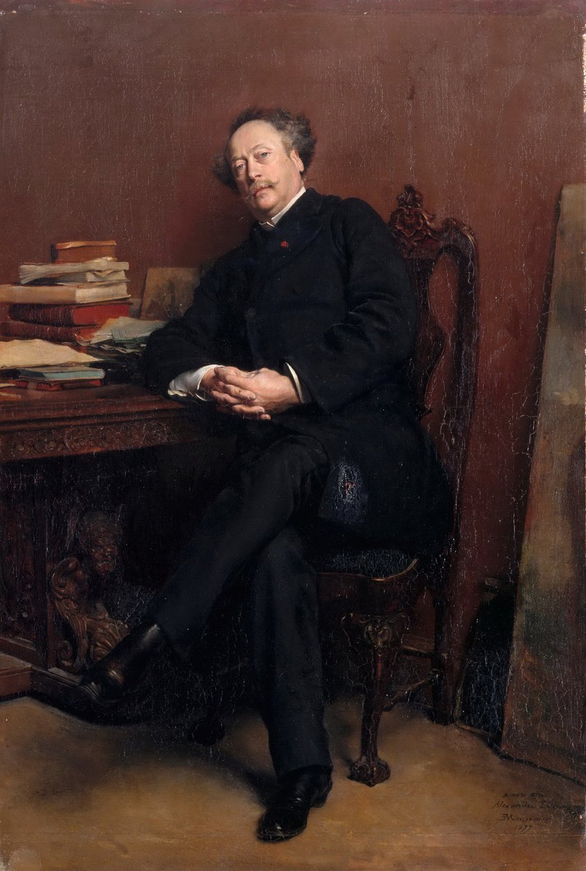 亚历山大·杜马斯（Alexandre Dumas），fils 1824-1895 作者 让·路易斯·欧内斯特·迈森尼尔
