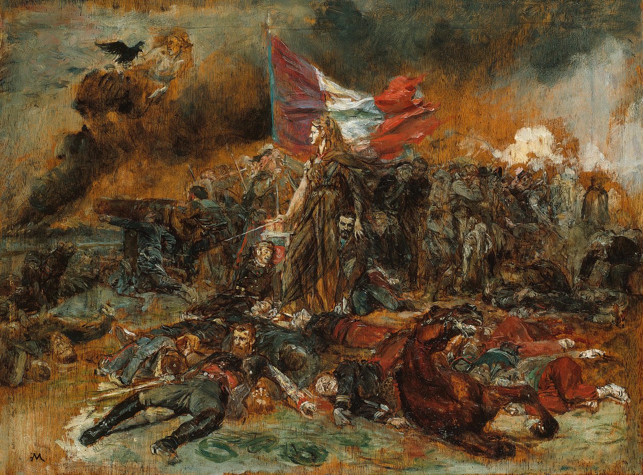 巴黎保卫战，187071。 作者 让·路易斯·欧内斯特·迈森尼尔