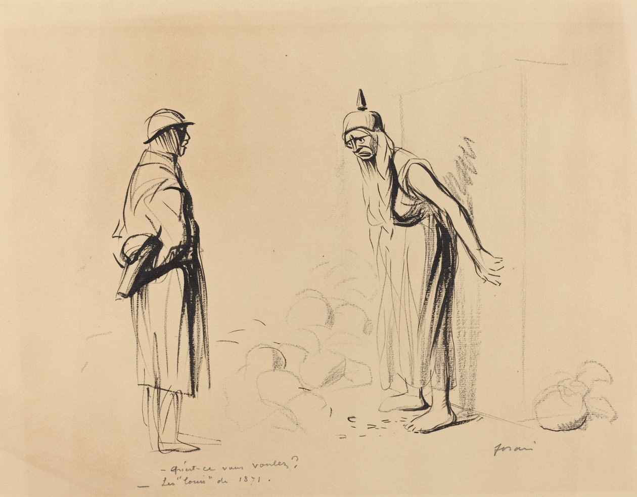 - 你想要什么--1871年的路易斯，约191419年。 作者 让·路易·佛兰
