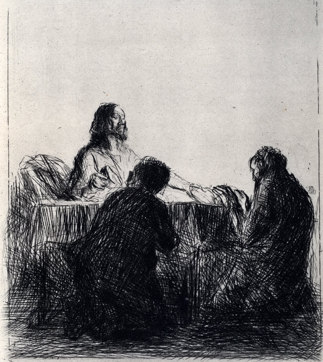 面包破裂，1925年。 作者 让·路易·佛兰