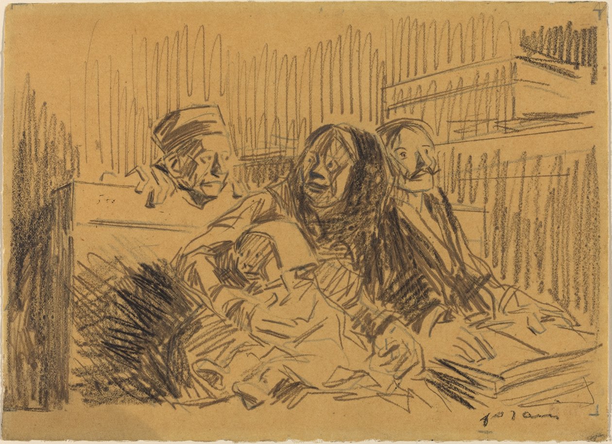 Defenseur et Accuse, c. 1908. 作者 让·路易·佛兰