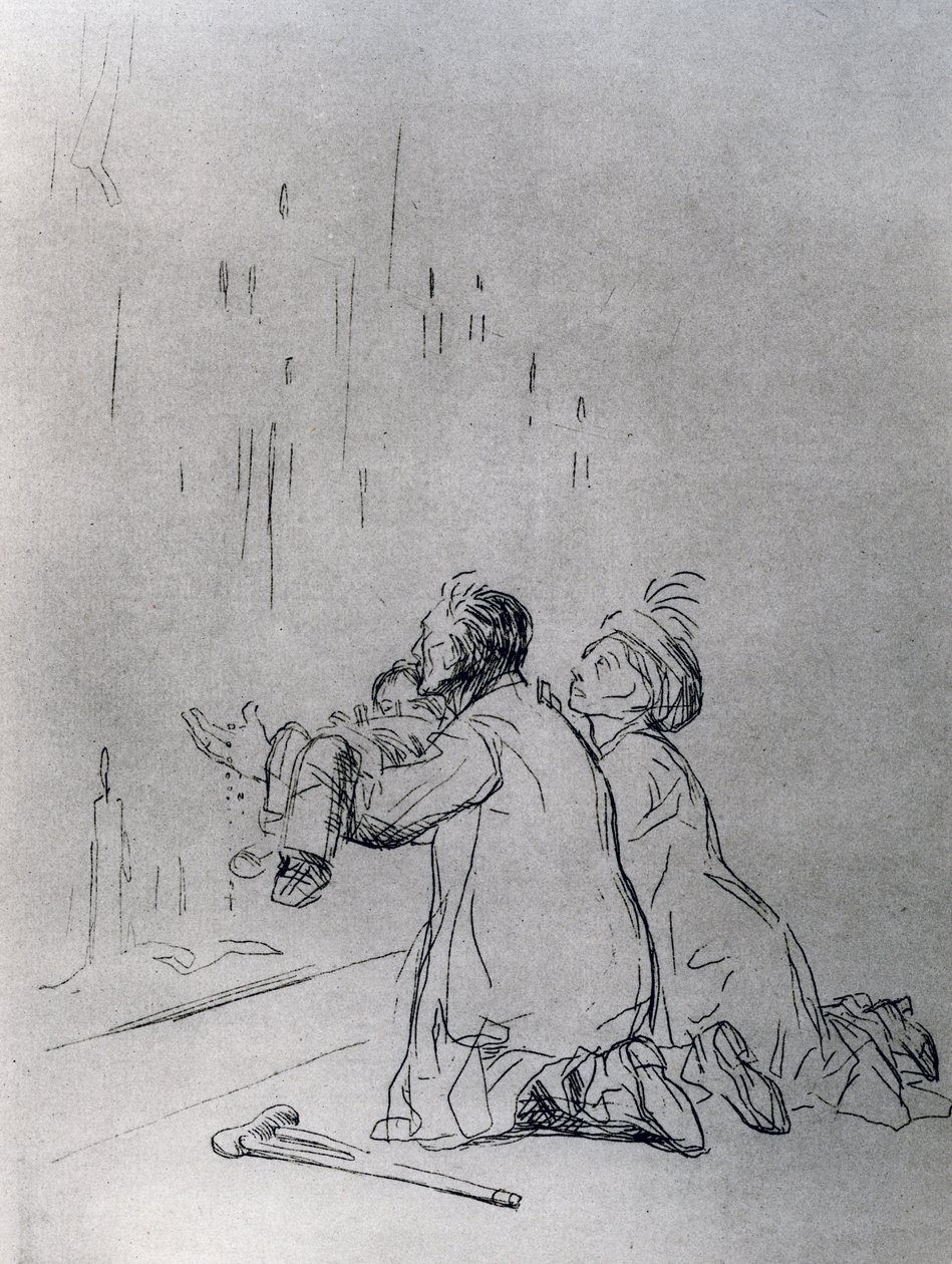 1925年在洞穴前的娱乐场所。 作者 让·路易·佛兰