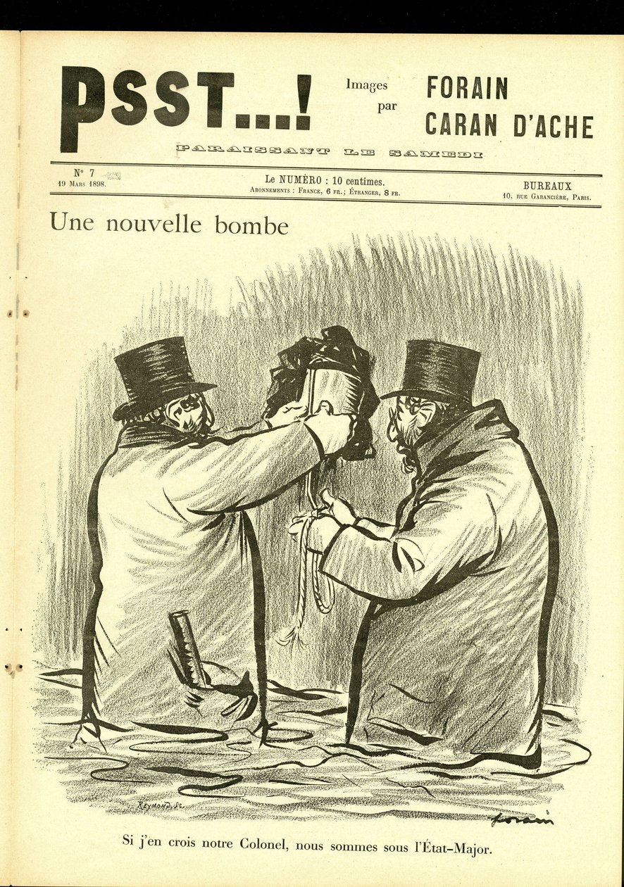 Illustration by Jean-Louis Forain (1852-1931) in Psst...!  作者 让·路易·佛兰