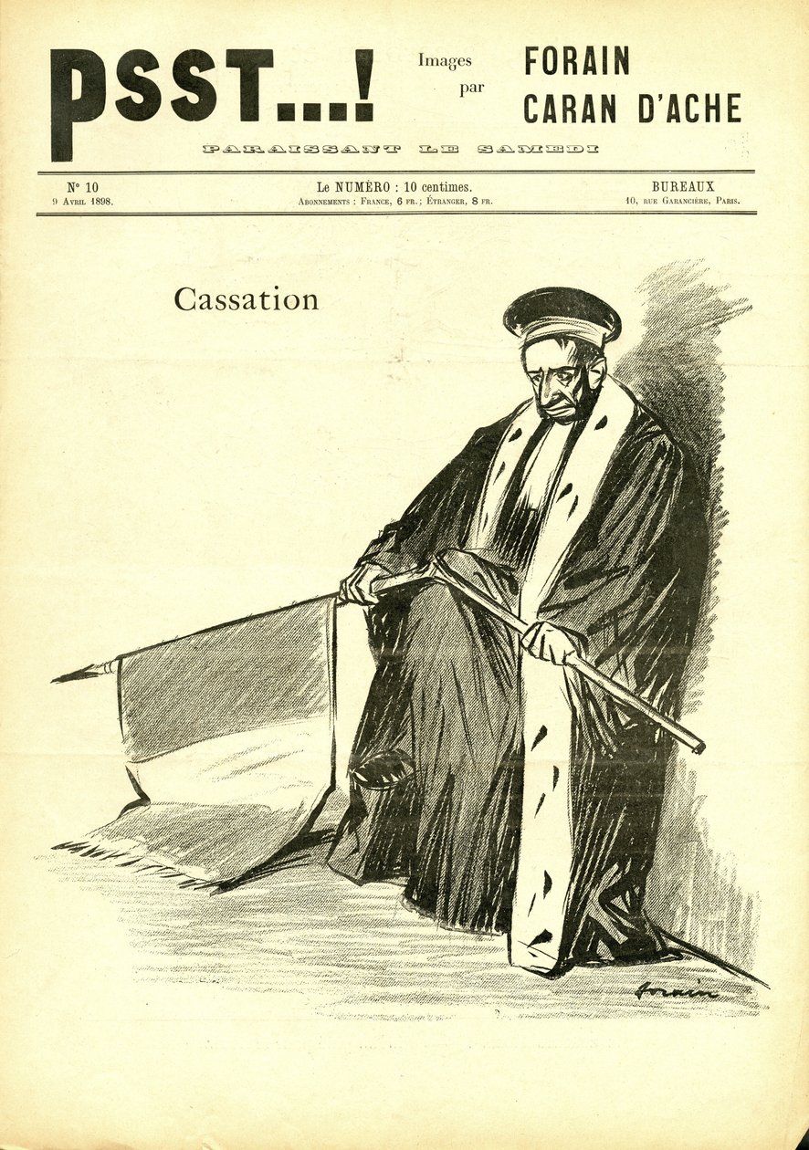 Illustration by Jean-Louis Forain (1852-1931) in Psst...!  作者 让·路易·佛兰