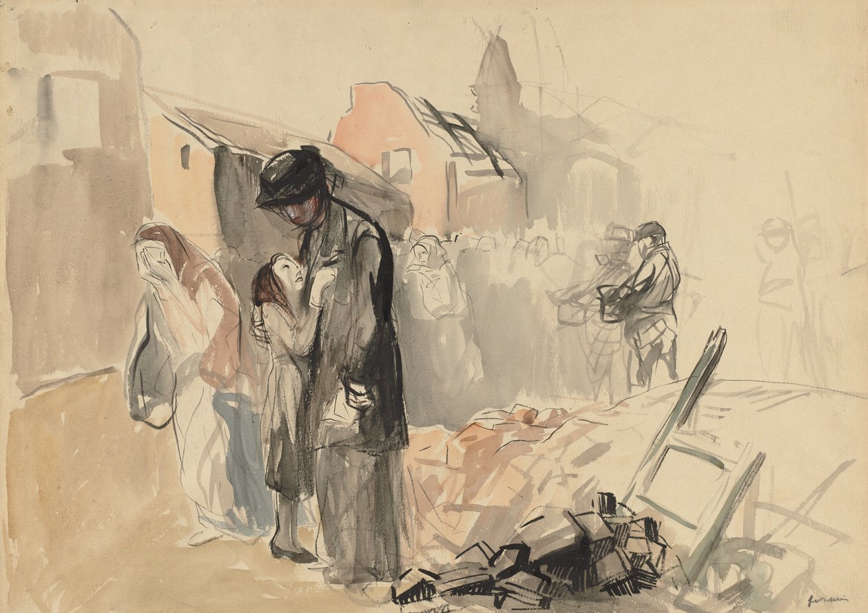 重新占领领地，c。 1919年。 作者 让·路易·佛兰