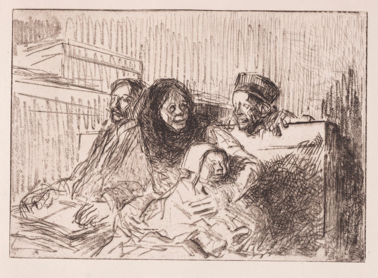 1908年的听证会证人。 作者 让·路易·佛兰