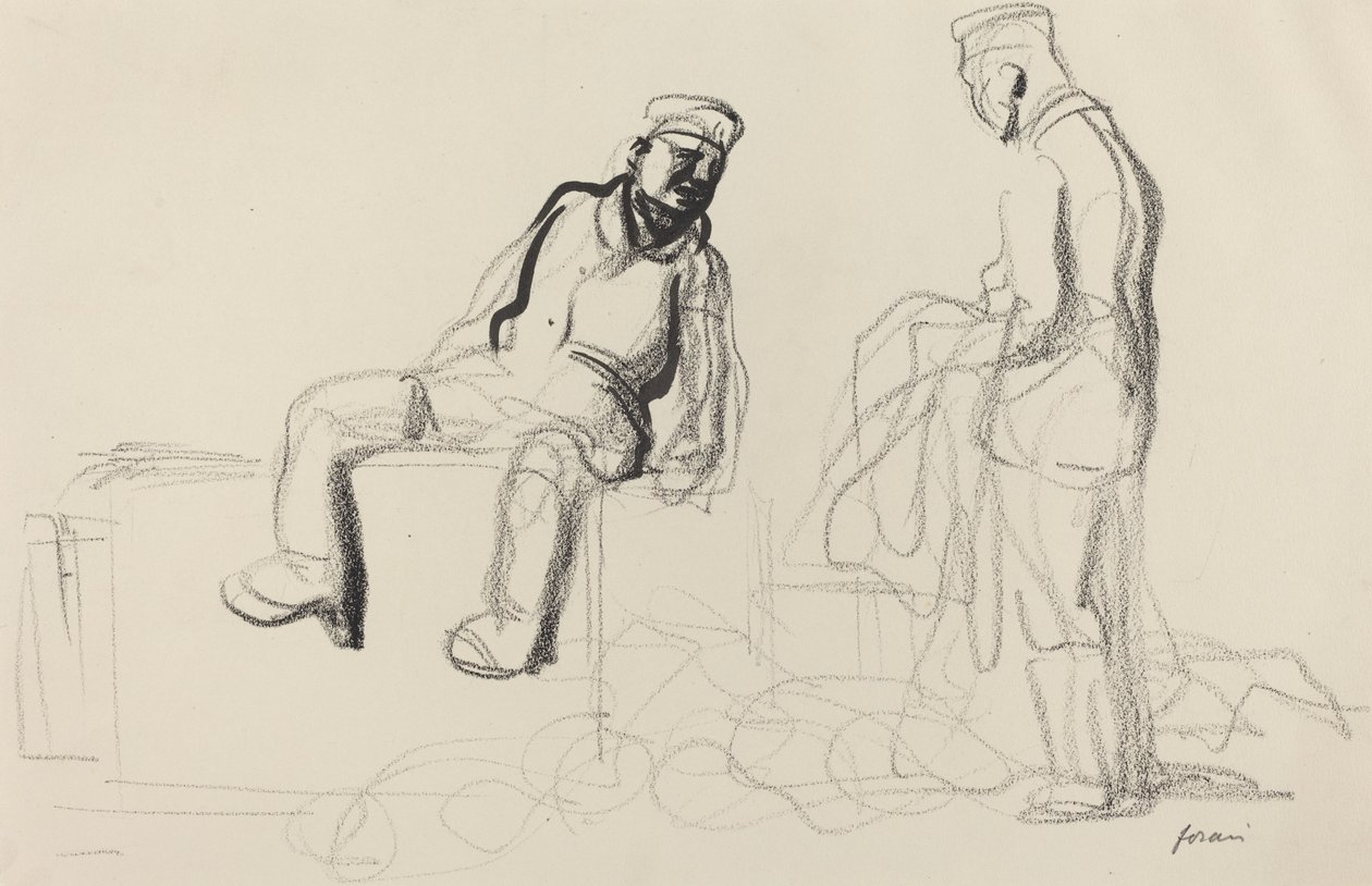 经济撤军，约1914-1919年。 作者 让·路易·佛兰
