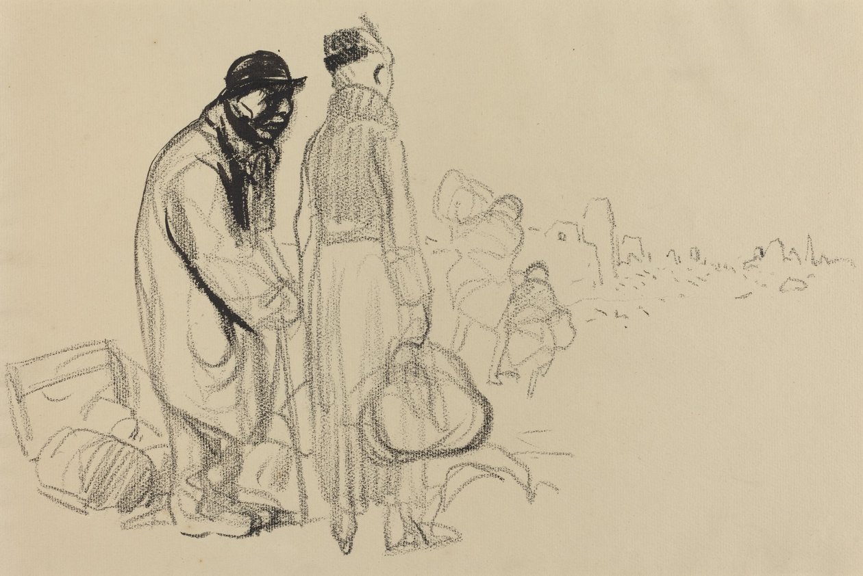 归来》，约191419年。 作者 让·路易·佛兰