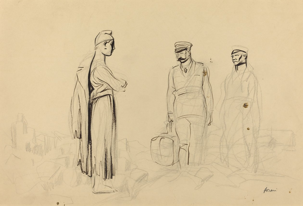 走向和平，约191419年。 作者 让·路易·佛兰