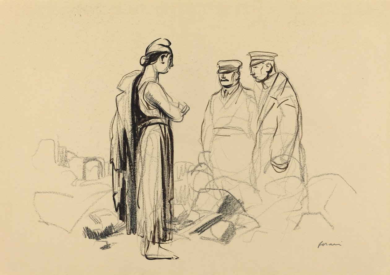 走向和平，约191419年。 作者 让·路易·佛兰