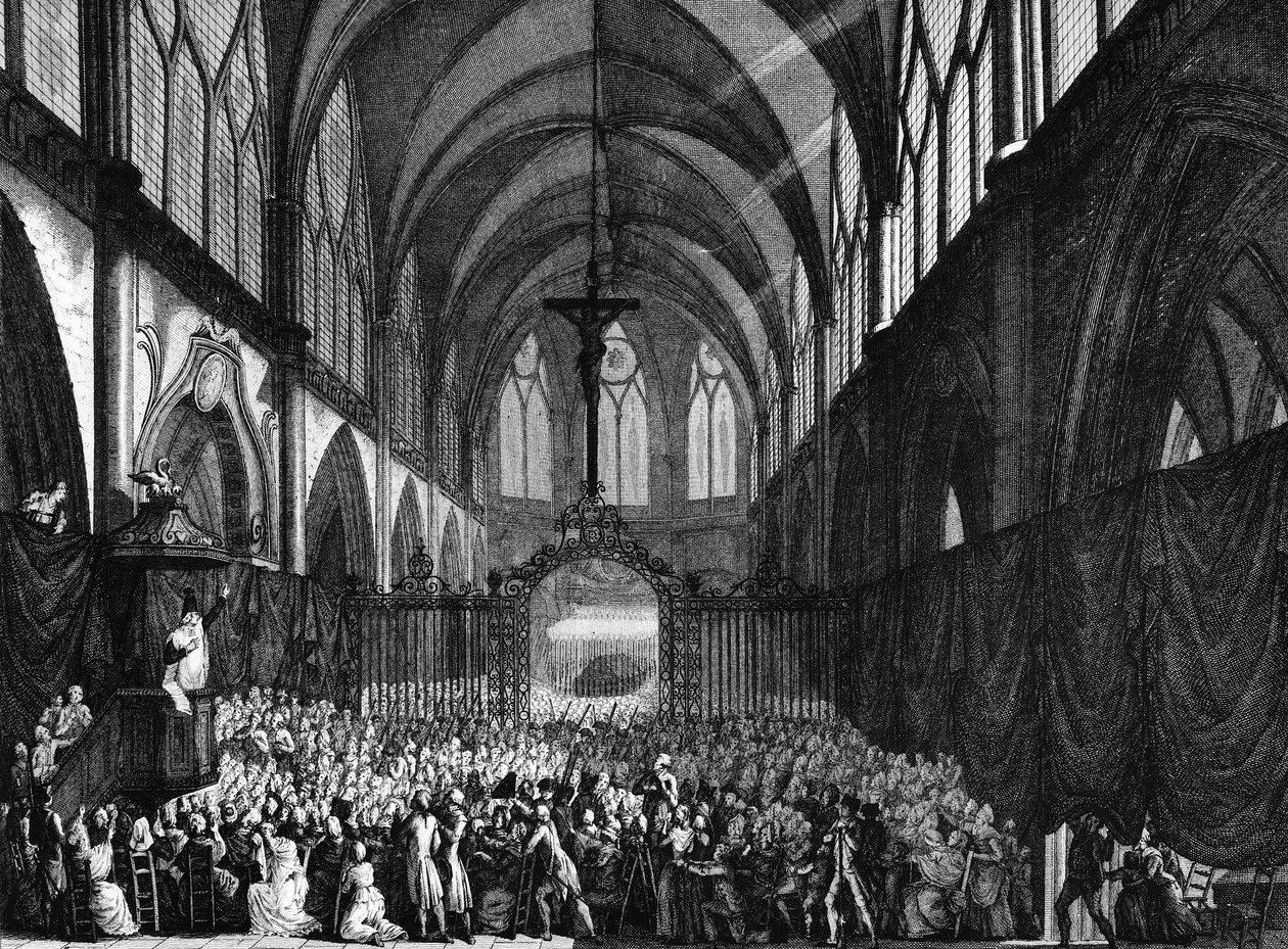 法国大革命：1789 年 8 月 5 日在巴士底狱总部去世的公民在 Saint Jacques de l