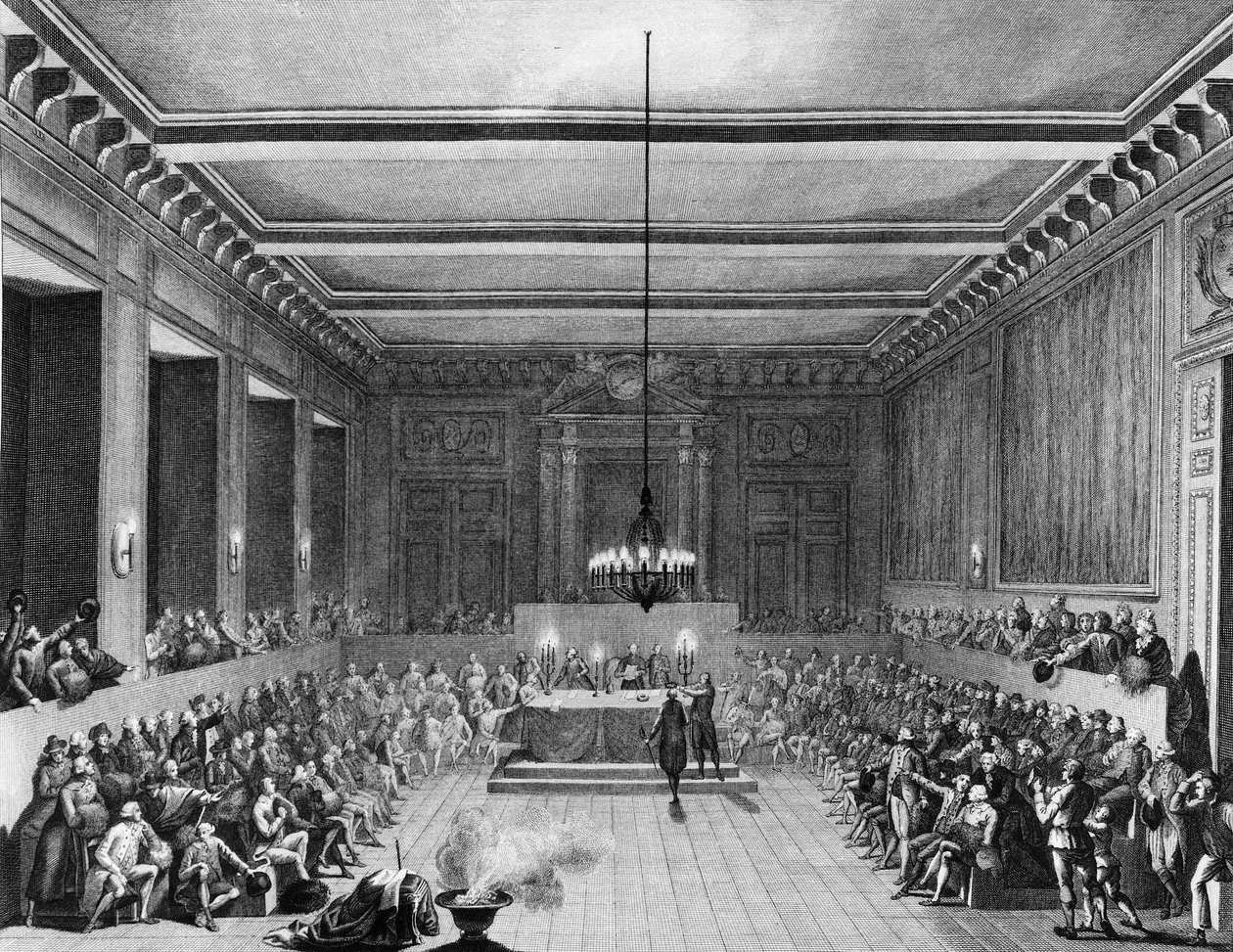 法国大革命：巴黎公社于 1790 年 1 月 15 日驱逐了英国公民 Christopher John Williams Nesham（1771-1853 年）。 Berthaut d