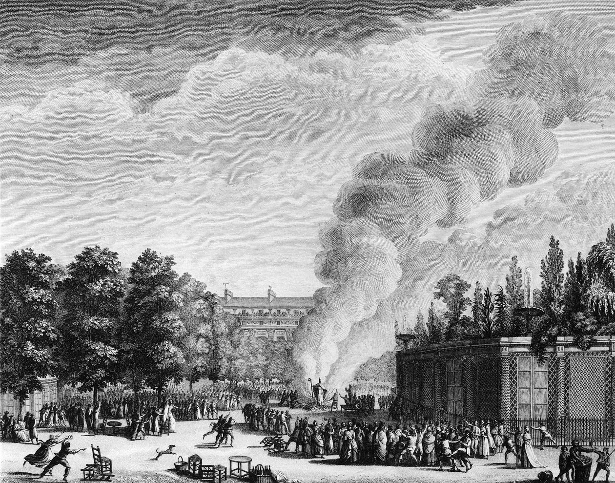 French revolution, anticlericalism: The model of Pope Pius VI (Giannangelo, Count Braschi elected as Pius VI or Pio VI 作者 尚·路易二世（后）普里尔