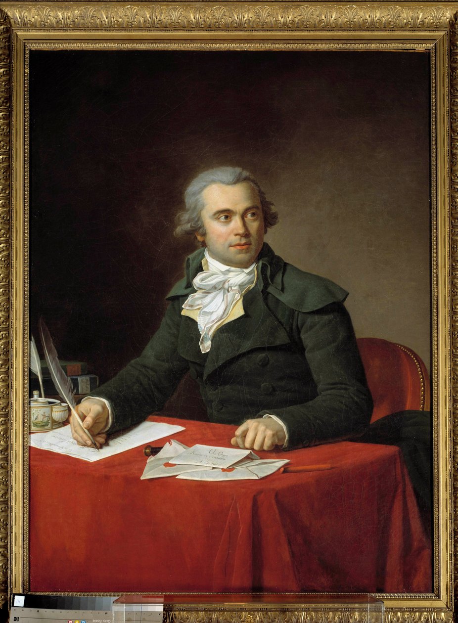 Portrait of the Minister of the Interior Jules Francois Pare (1755-1819) from 1793 to 1794 Painting by Jean Louis Laneuville (1748-1826) 1793 Paris, Musee Carnavalet 作者 让·路易·兰努维尔
