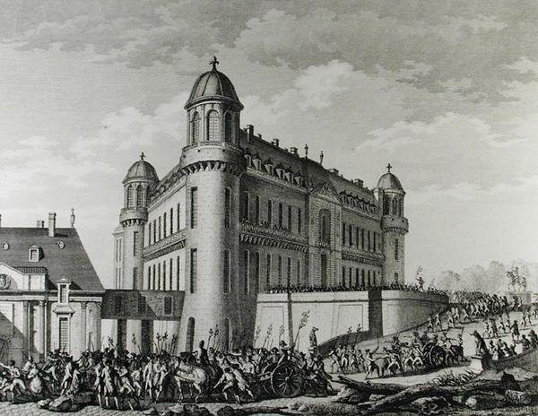 1789年8月9日，从Chantilly到巴黎的大炮 作者 让·路易斯·普里尔