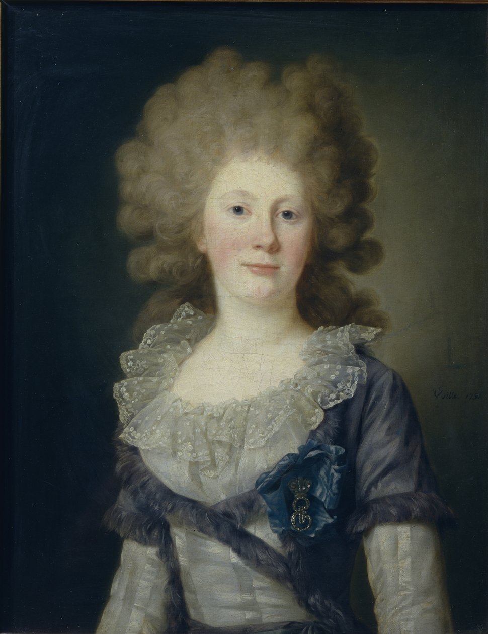 伯爵夫人索菲亚·弗拉基米罗夫娜·帕纳纳的肖像1774-1844，1791年 作者 让·路易·沃耶