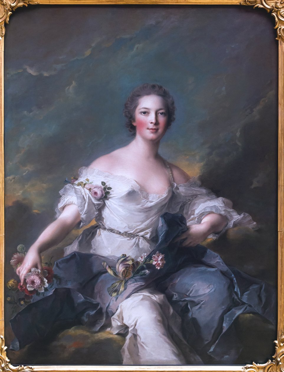 德语：Die Marquise de Baglion als Flora Baglion 侯爵夫人饰弗洛拉 作者 让·马克·纳蒂尔