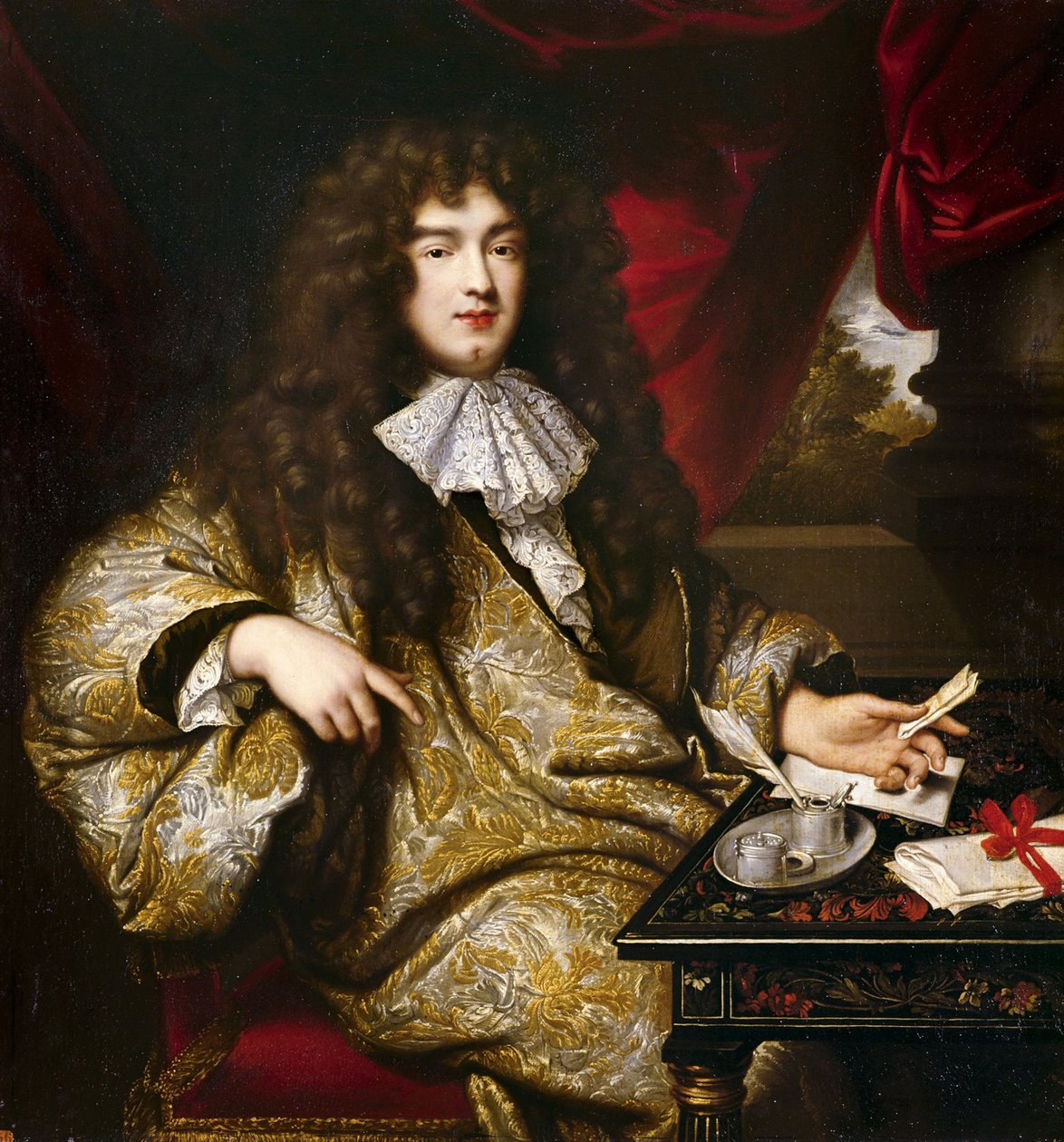 让·巴蒂斯特·科尔伯特（Jean-Baptiste Colbert），塞纳莱侯爵，1676年 作者 让·马克·纳蒂尔