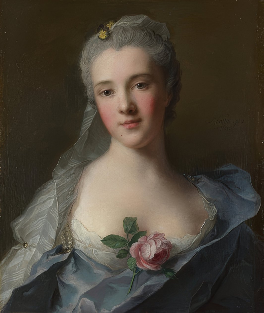 Manon Balletti。 1757 作者 让·马克·纳蒂尔