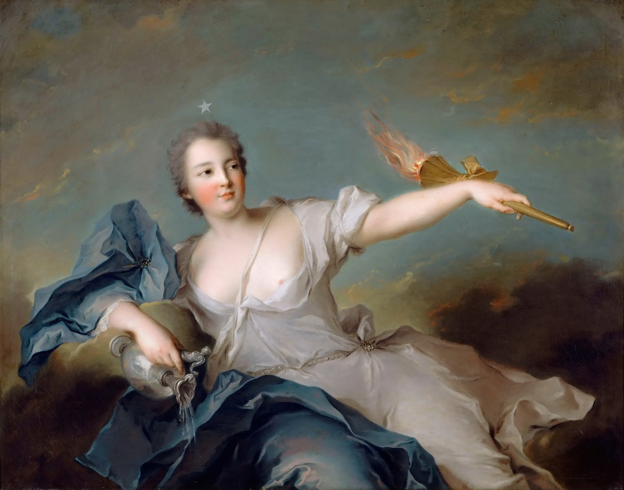玛丽·安妮·德·内斯尔（Marie-Anne de Nesle），沙特侯爵夫人，沙托鲁公爵夫人，1717-1744年 作者 让·马克·纳蒂尔