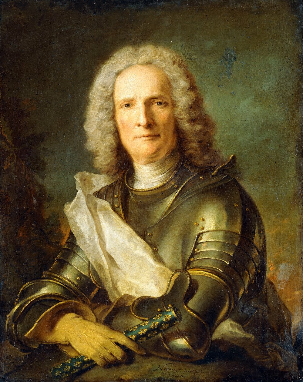 法国Marechal肖像，可能是Chretien-Louis de Montmorency-Luxembourg 作者 让·马克·纳蒂尔