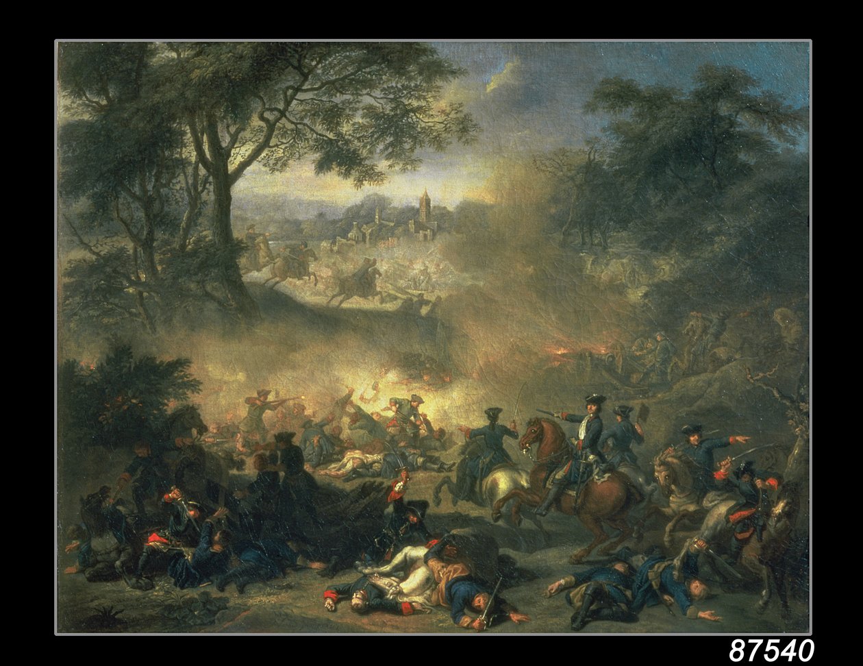 波尔塔瓦战役于1709年，1717年 作者 让·马克·纳蒂尔