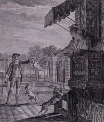 成功的赌注》，卡姆利格（Fl.1785）雕刻的作品 作者 年轻人让·米歇尔（后）莫罗