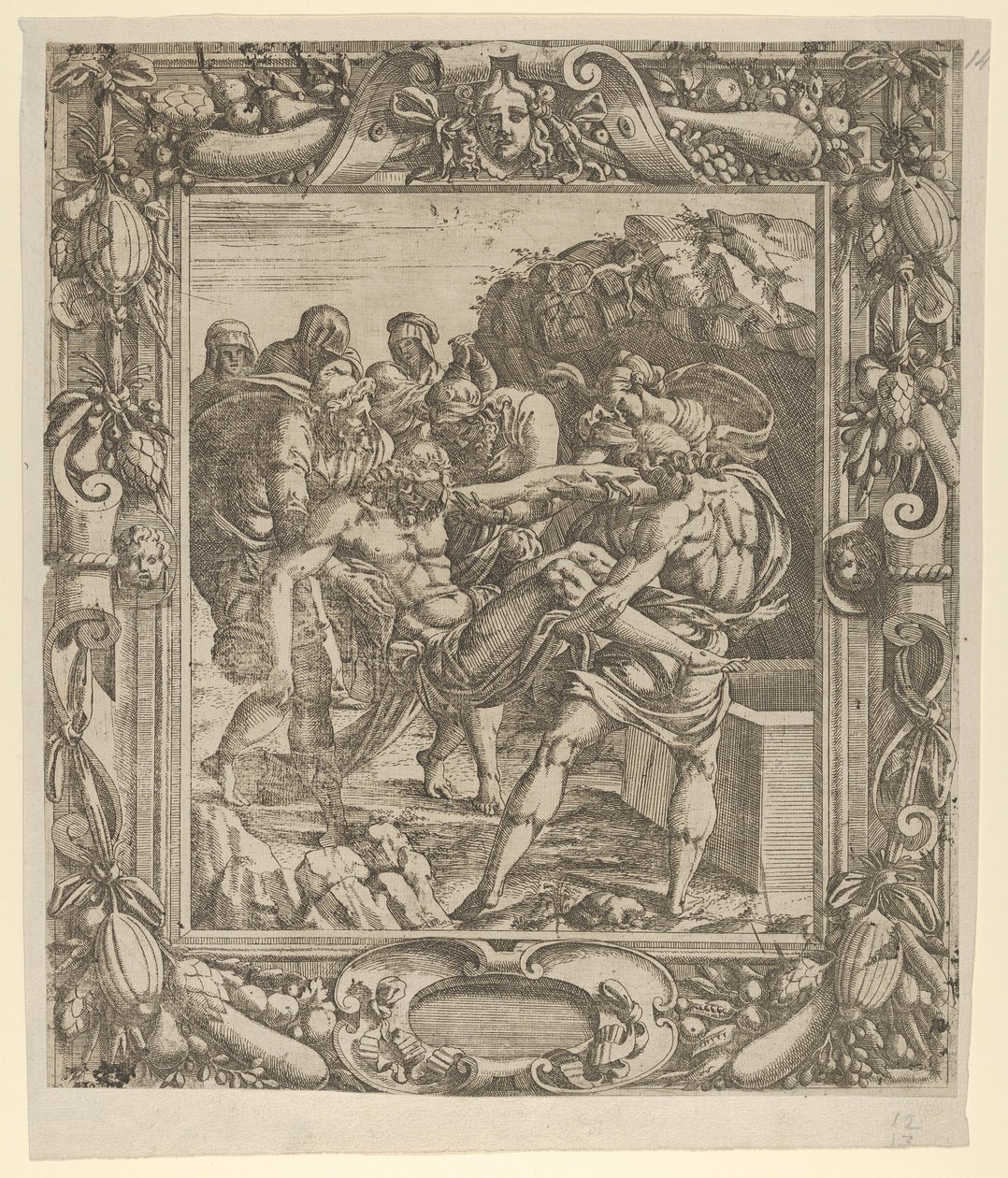 The Entombment, 1535-55. 作者 让·米尼翁