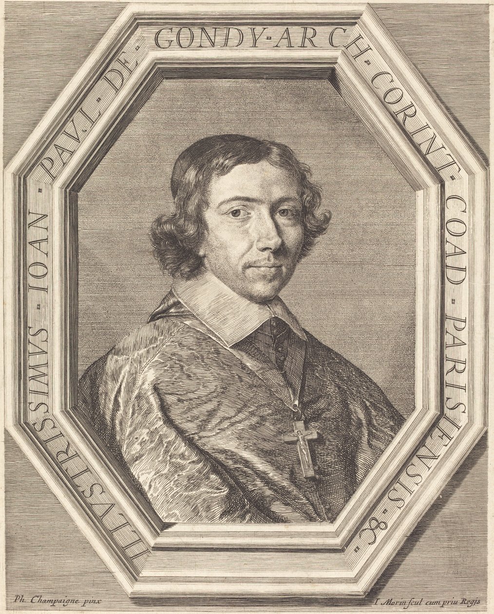 Jean Francois Paul de Gondy 作者 菲利普·德·尚佩涅之后的让·莫兰