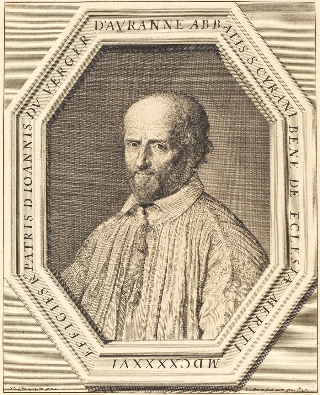 Jean Verger de Hauranne 作者 菲利普·德·尚佩涅之后的让·莫兰