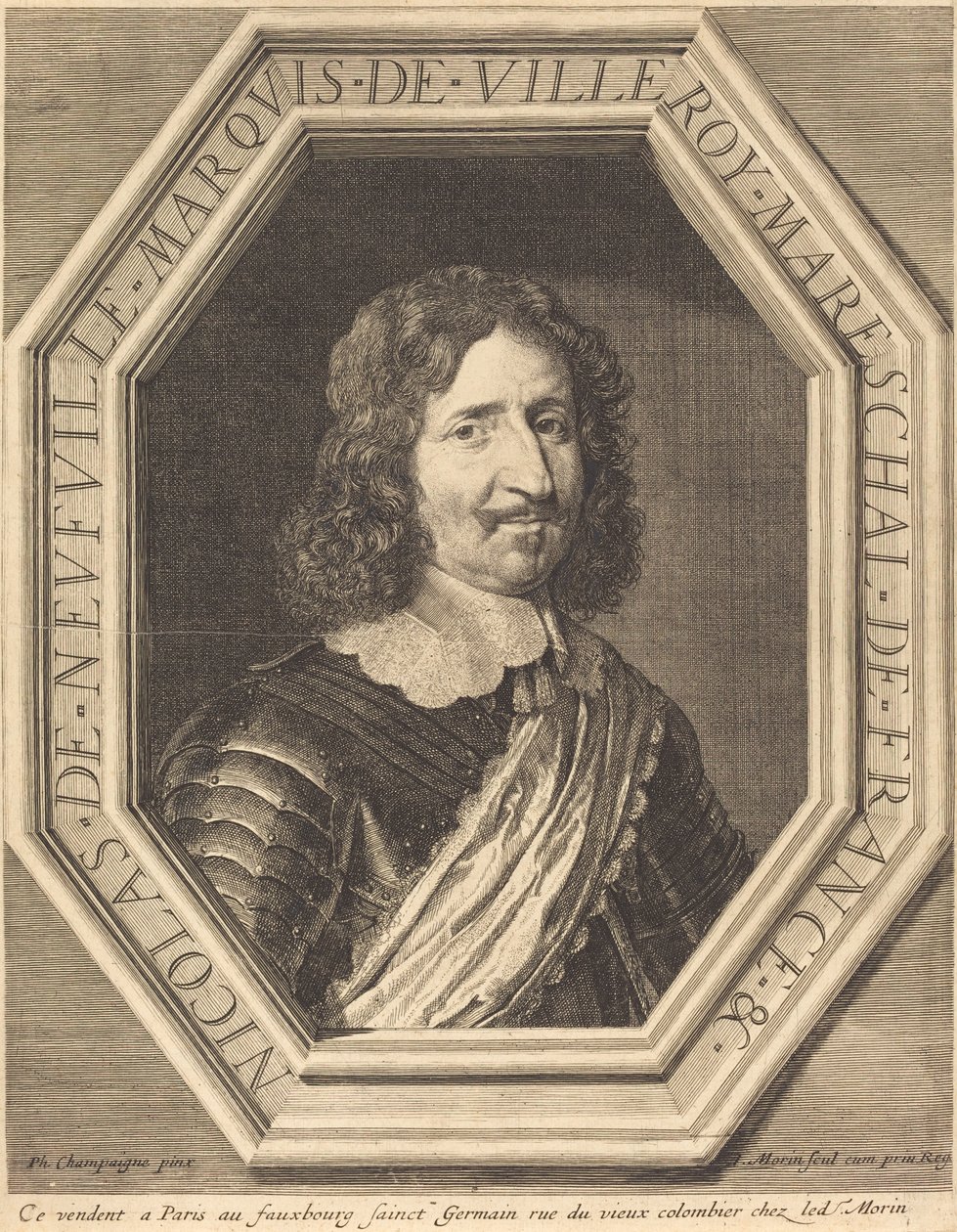 Nicholas de Neufville, Marquis de Villeroy 作者 菲利普·德·尚佩涅之后的让·莫兰