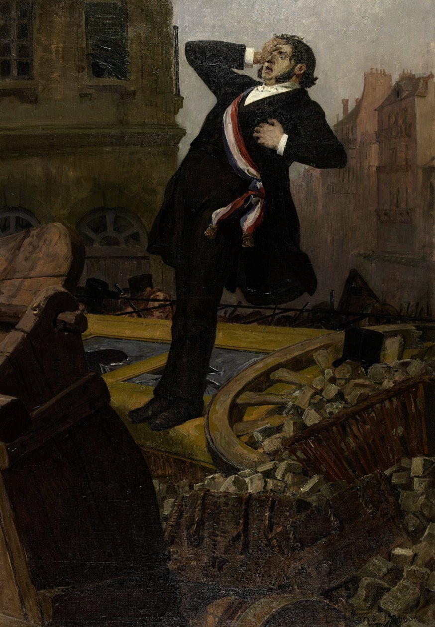 1851年12月3日，议员Alphonse Baudin去世，1902年。 作者 让·保罗·劳伦斯