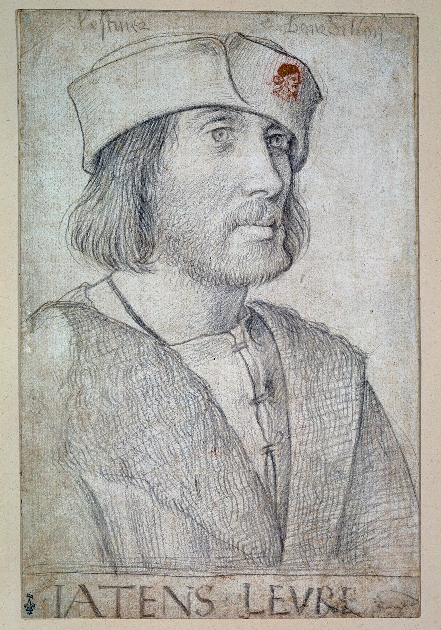 Portrait of Philippe de la Platiere (1465-1499), bailiff and captain of Nantes nicknamed 