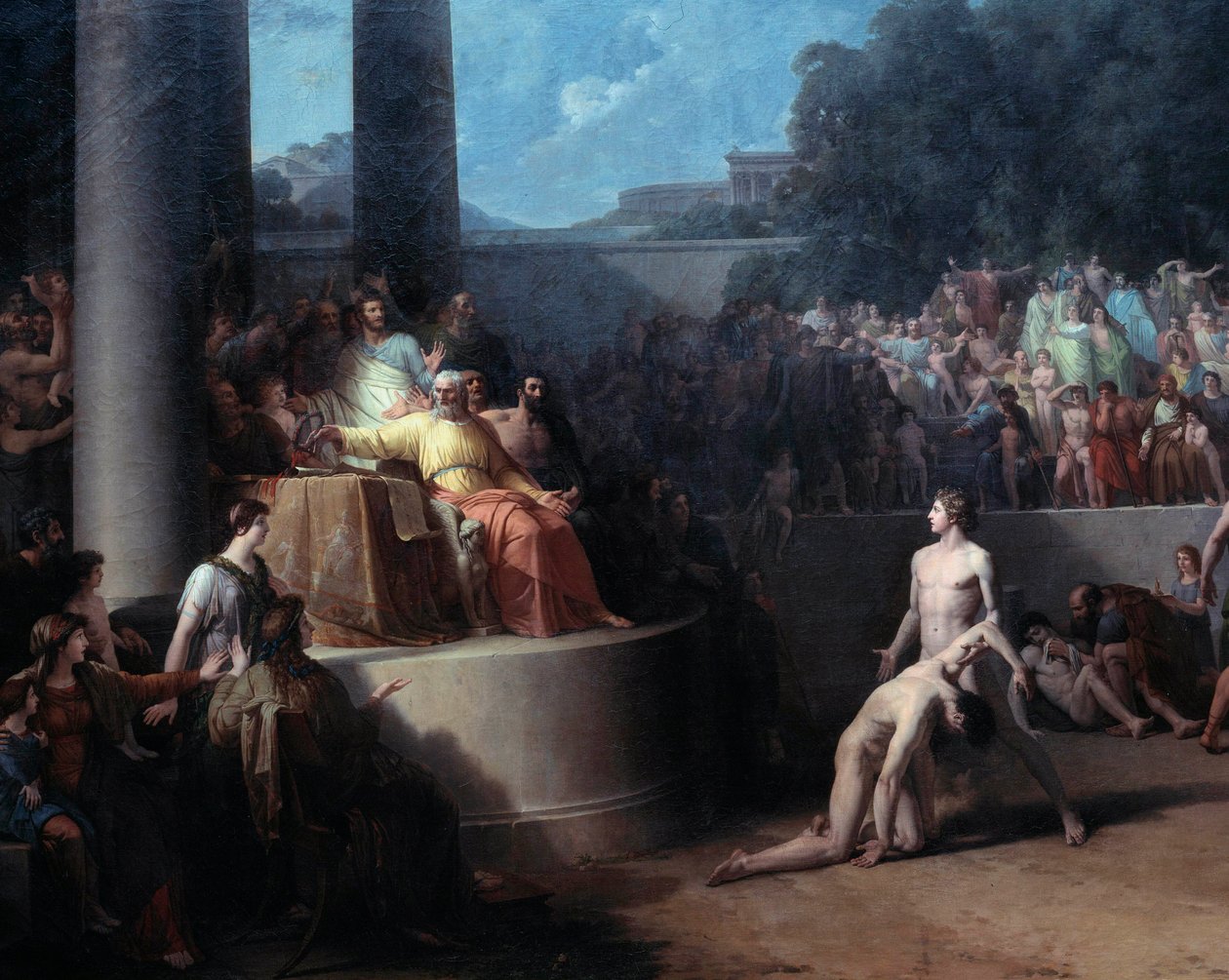 Jean Pierre Saint Ours (1752-1809) 18 世纪日内瓦艺术与历史博物馆的奥运会画作 作者 Jean Pierre Saint Ours