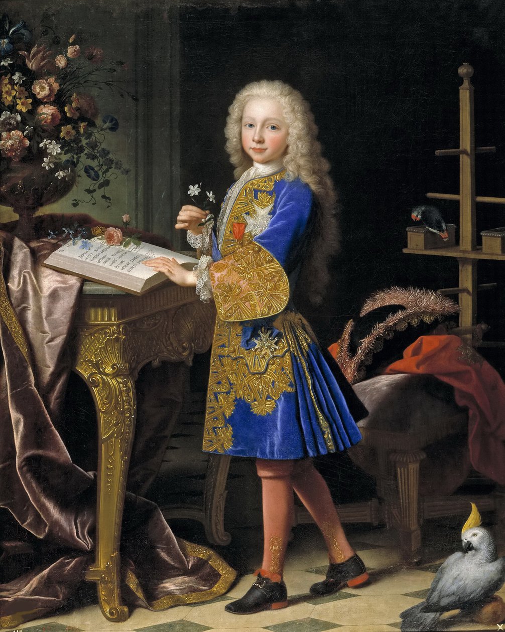 西班牙的查理三世（查尔斯三世）小时候，1724年。 作者 让·兰克