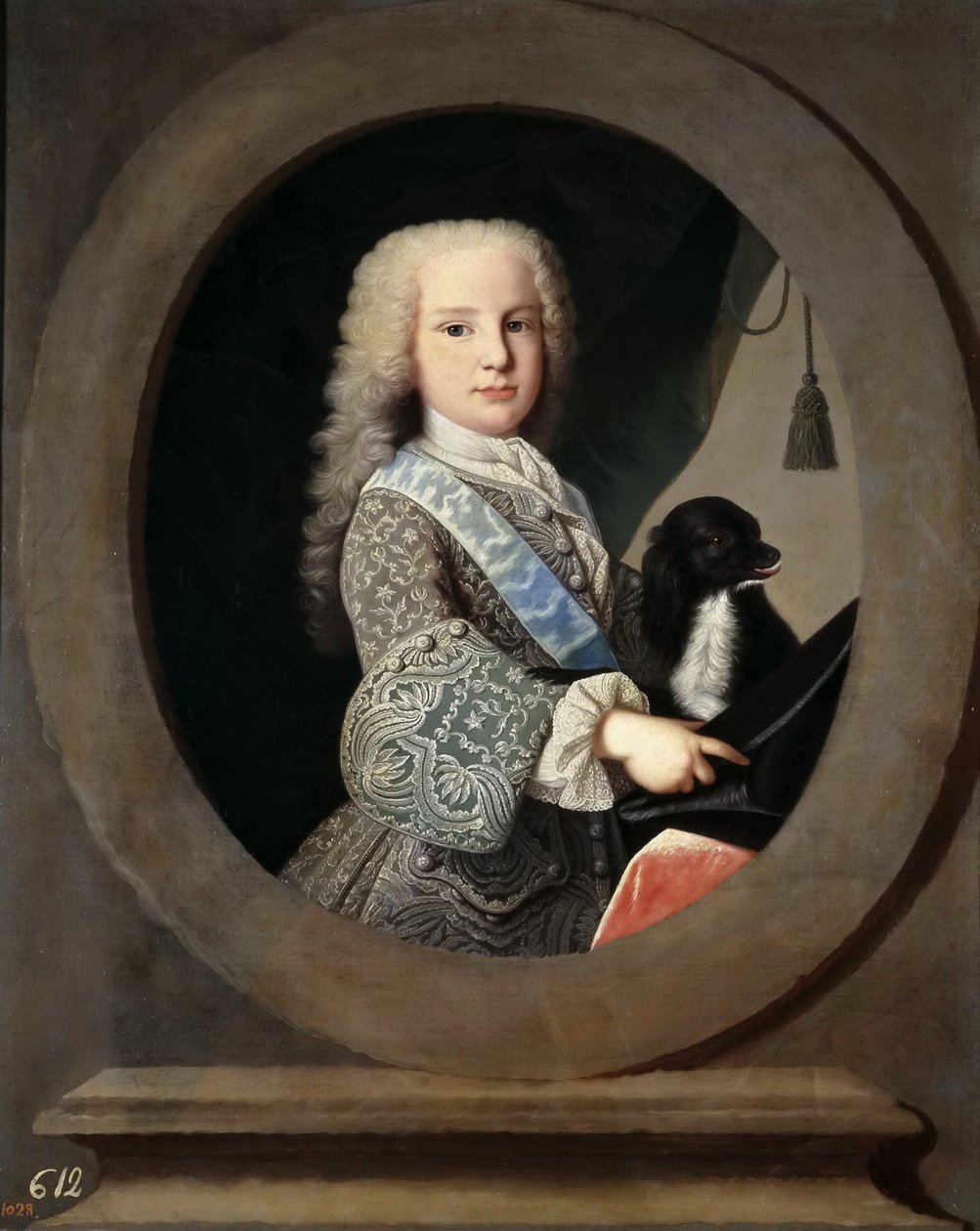 西班牙的路易斯·安东尼奥·海梅（Luis Antonio Jaime），1727-1785年，红衣主教，1731年。 作者 让·兰克