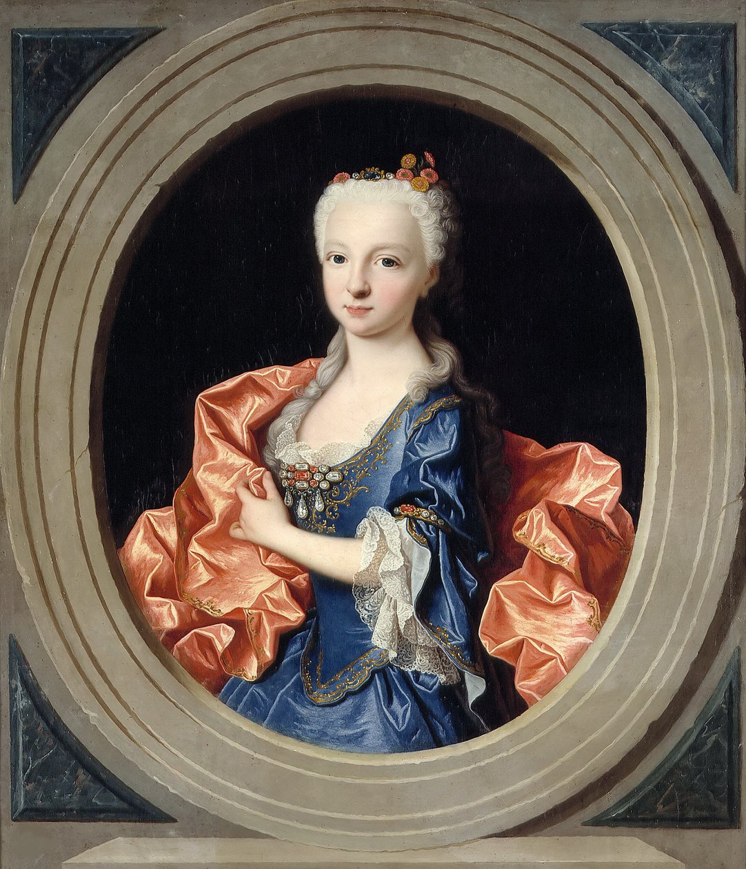 Maria Teresa Rafaela 1726-1746，西班牙因凡塔，1731年。 作者 让·兰克