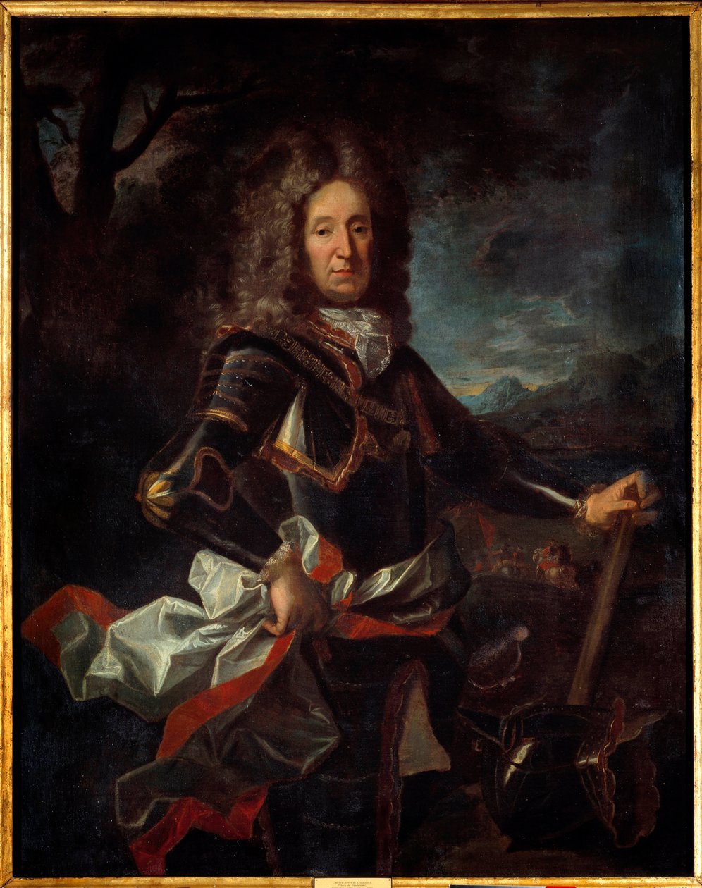 查尔斯·亨利·德·洛林 (Charles Henri de Lorraine) 的肖像，查理四世之子沃德蒙王子 (1649-1723)。 让·兰克 (1674-1735) 的绘画 作者 让·兰克
