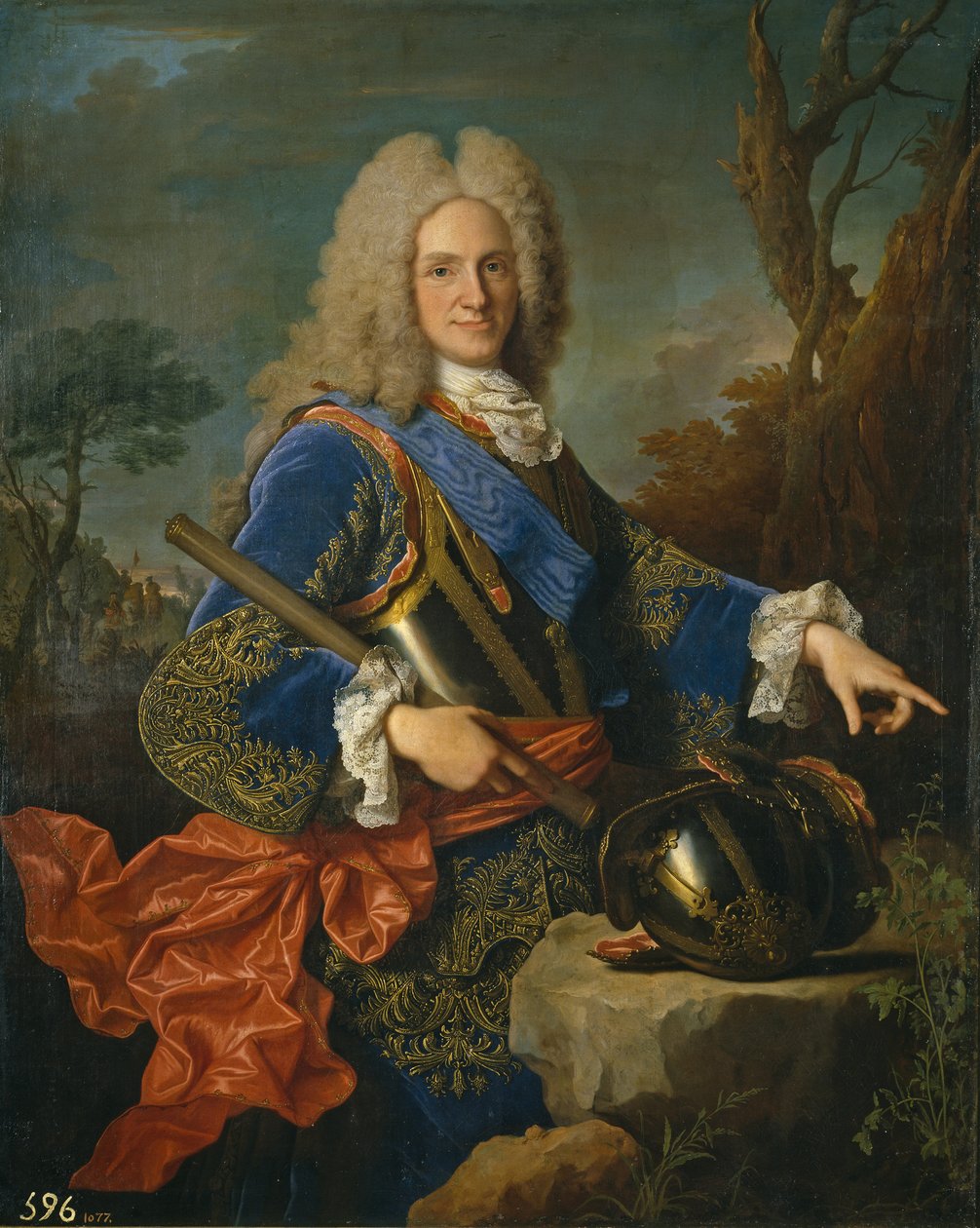 菲利普五世肖像（1683-1746），西班牙国王，1723年 作者 让·兰克