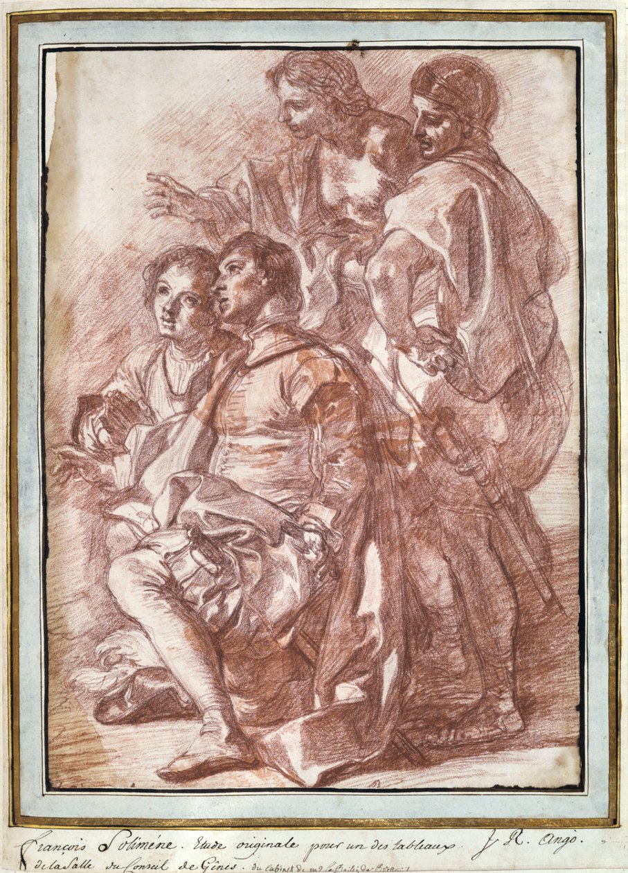 克里斯托弗·哥伦布登陆美国，1760-1770年 作者 让·罗伯特·安戈