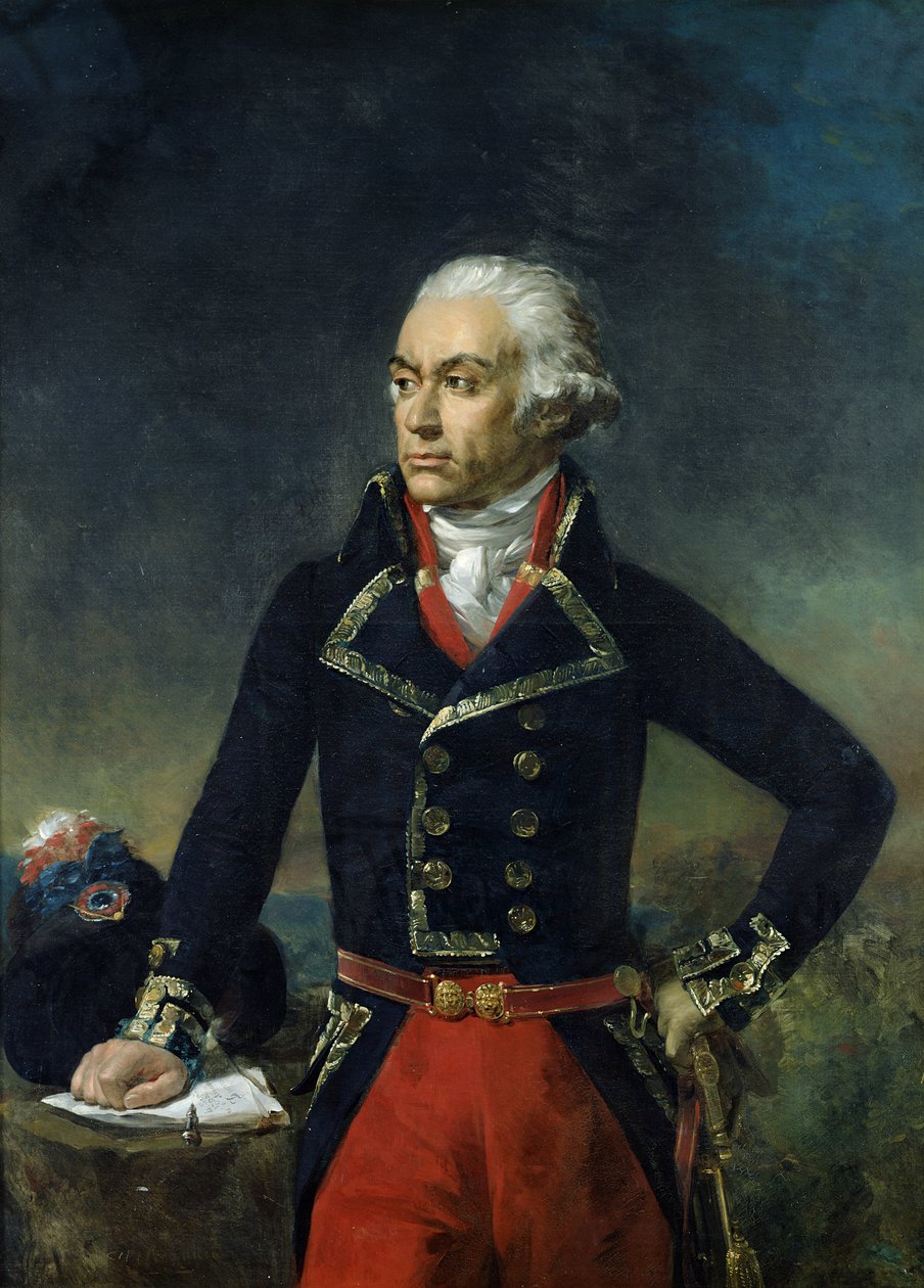 1834年Jean Antoine Houdon绘画后的Charles-Francois du Perier Dumouriez（1739-1823） 作者 让·塞巴斯蒂安·鲁伊拉德（Jean Sebastien Rouillard）